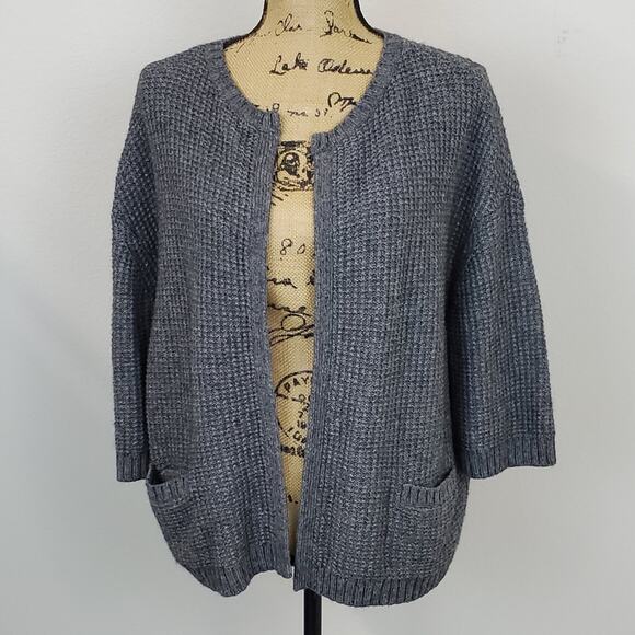 Ann Taylor alpaca/merino blend cardigan sz M - Picture 1 of 5